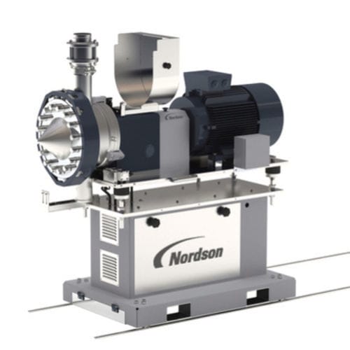 Granuladora con cabezal sumergido en agua - BKG® Type AH D - Nordson Polymer Processing Systems - hidráulica / para la fabricación de granulados de plástico