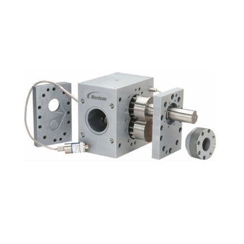 Bomba de extrusión de polímeros - BKG® MHDP - Nordson Polymer Processing Systems - de pistón / de alta presión