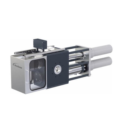 Intercambiador de filtros continuo - BKG® NorCon™ LK-SWE - Nordson Polymer Processing Systems - con pistón doble / de extrusión