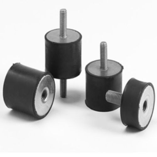 Soporte antivibratorio cilíndrico - EC series - CEF POLYMERES - de acero / de acero inoxidable / de elastómero