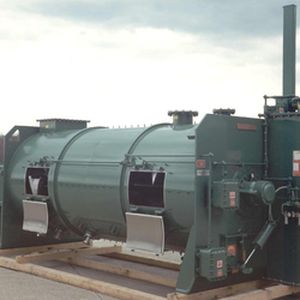 Mezcladora de rejas - B & P Process Equipment - horizontal / de flujo continuo / para líquidos