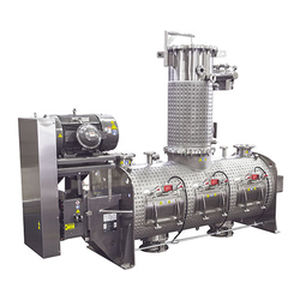 Mezcladora de rejas - B & P Process Equipment - de lecho fluidizado / horizontal / batch