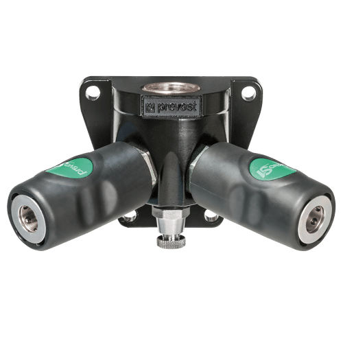 Racor neumático - ESI 07810xWF series - Prevost - de rosca / push-to-lock / en Y