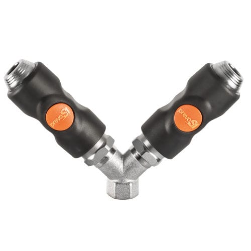 Racor neumático - BSI 06810 series - Prevost - roscado / push-to-lock / en Y