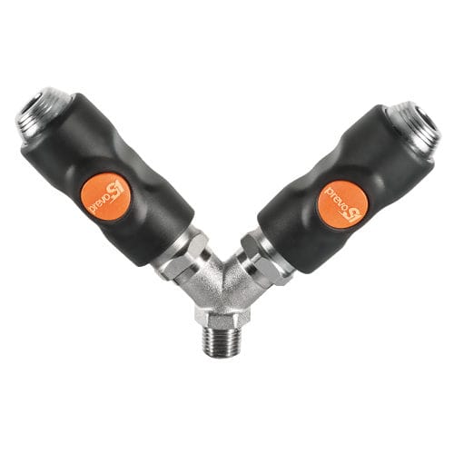 Racor neumático - BSI 06815 series - Prevost - roscado / push-to-lock / en Y