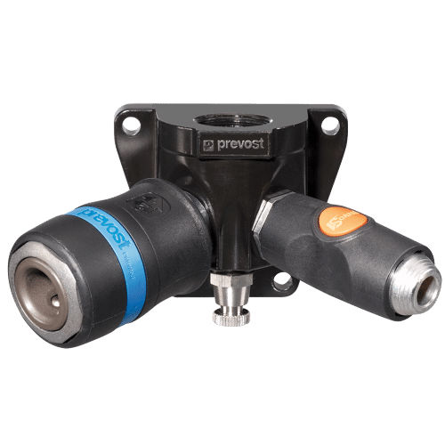 Racor neumático - ISG 118104WKB6 - Prevost - de rosca / push-to-lock / en Y
