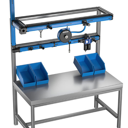 Sistema de tubos rígidos para aire comprimido - PPS SQ - Prevost - de aluminio / modular