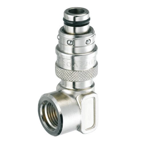 Racor neumático - CPI 086101RE - Prevost - roscado / push-in / codo de 90º