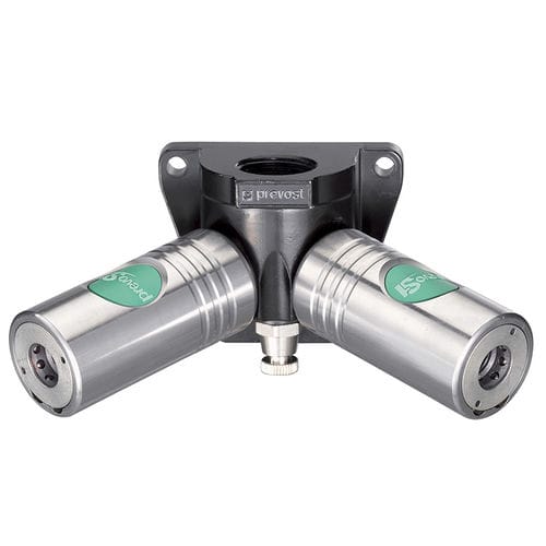 Racor neumático - ESI 118104WK - Prevost - push-to-lock / en Y / para instalación en pared