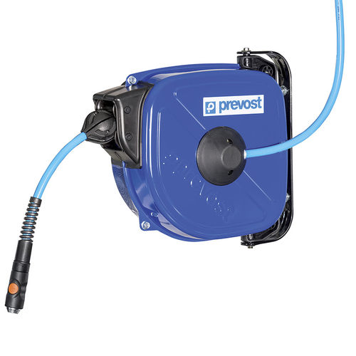 Enrollador de tubo - DRF Series - Prevost - retráctil / para aire comprimido / para instalación en pared