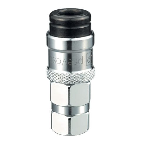 Racor neumático - BAC 071101 - Prevost - roscado / rápido / de latón cromado
