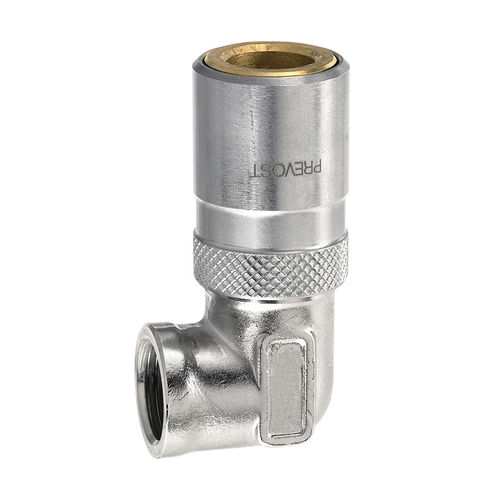 Racor hidráulico - PREOL 06110xRE series - Prevost - roscado / rápido / codo de 90º
