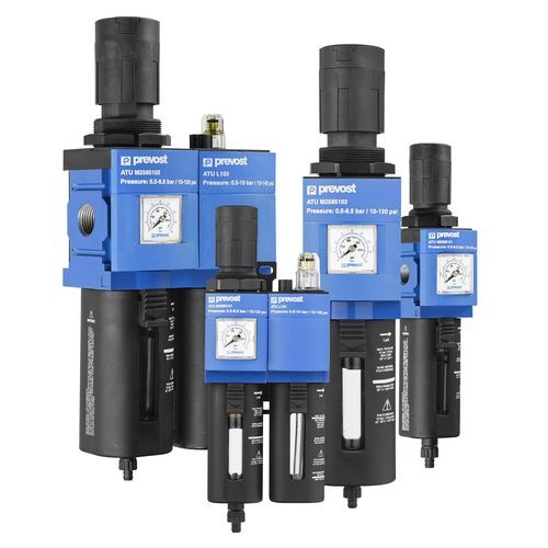 Filtro regulador lubricador de aire comprimido - ATU series - Prevost - de partículas / de aceite / de agua