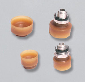 Ventosa profunda - S2 series - SAPELEM - plana / de silicona / 50 shore A
