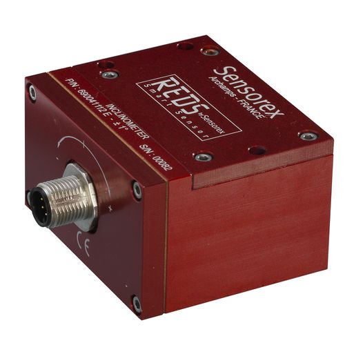 Acelerómetro de eje único - SX41800 series - SENSOREX MEGGITT - de bajas frecuencias / con electrónica integrada / industrial