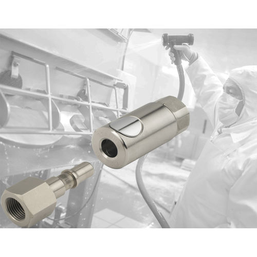 Racor rápido - RBE AGROX - Stäubli Fluid Connectors - hidráulico / neumático / de acero inoxidable