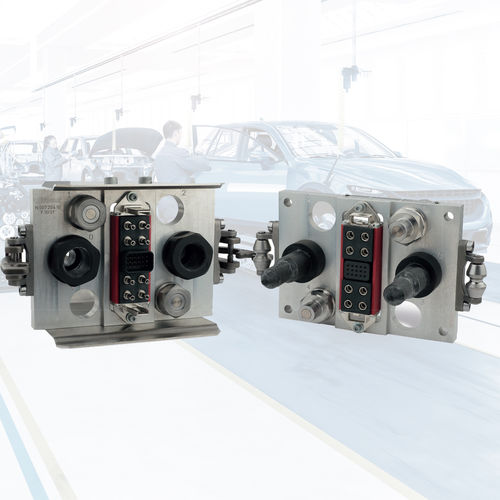 Conector múltiple - Stäubli Fluid Connectors - de alimentación eléctrica / neumático / hidráulico
