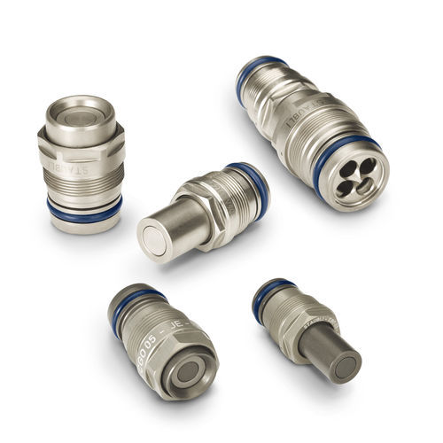 Racor antiderrames - CGO - Stäubli Fluid Connectors - hidráulico / neumático / rápido
