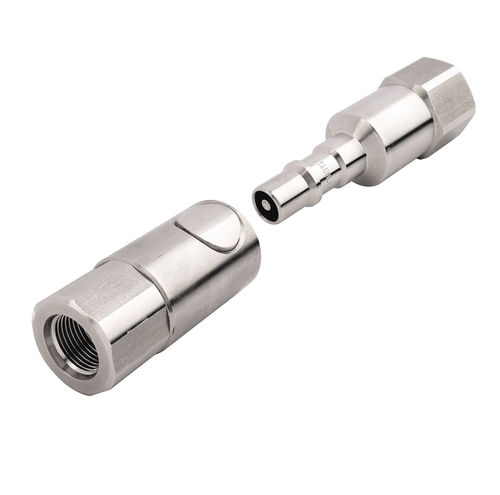 Racor neumático - RBL - Stäubli Fluid Connectors - rápido / de acero inoxidable / de alta presión