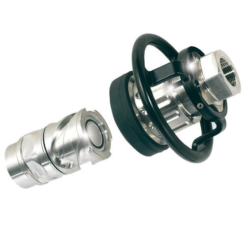 Racor neumático - HCB 28 - 37 - 50 - Stäubli Fluid Connectors - rápido / de acero inoxidable / gran caudal