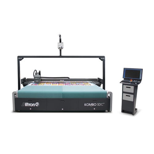 Trazador de corte automático - KOMBO SDC+ - Elitron IPM S.r.l. - para textiles / para material plástico / para cartón