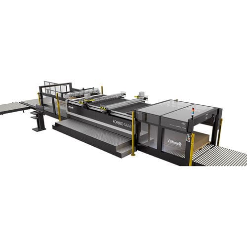 Trazador de corte enteramente automático - KOMBO TAV-R - Elitron IPM S.r.l. - para cartón / para textiles / con transportador
