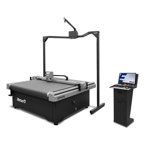Máquina de corte automática - SPARK C - Elitron IPM S.r.l. - de cuchilla / para textiles / para material plástico
