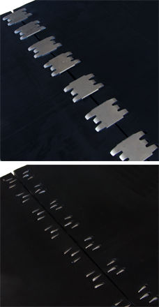 Grapa para cintas transportadoras - 6 points - MLT MINET LACING TECHNOLOGY SA