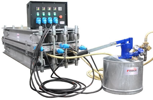 Prensa hidráulica - MLT MINET LACING TECHNOLOGY SA - de vulcanización