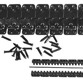 Grapa para cintas transportadoras transportadora grapa bisagra con remaches - Rivets fasteners - MLT MINET LACING TECHNOLOGY SA