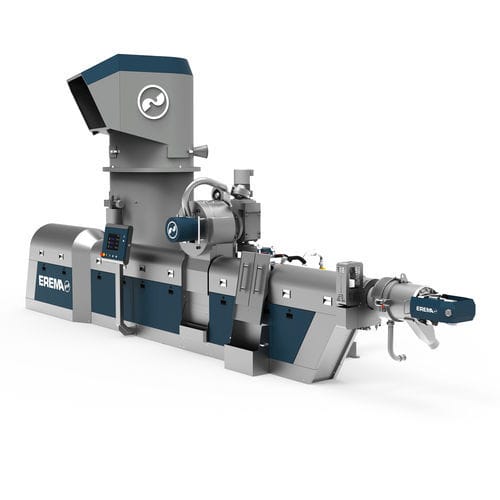 Extrusora de reciclado - INTAREMA® ReFresher - EREMA Engineering Recycling Maschinen und Anlagen - para el papel / de alto rendimiento