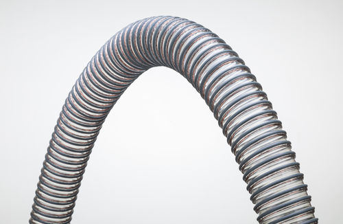 Manguera para productos alimentarios - ESPIRO PU ANTIESTATICO® - ESPIROFLEX SA - para gas / para polvo abrasivo / de PVC