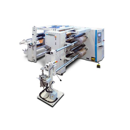 Cortadora rebobinadora automática - TB-3p - EUROMAC - compacta / para uso polivalente