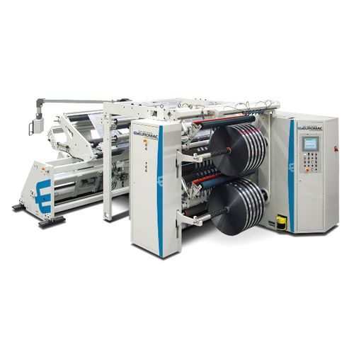 Cortadora rebobinadora automática - TB-3  - EUROMAC - doble / para uso polivalente