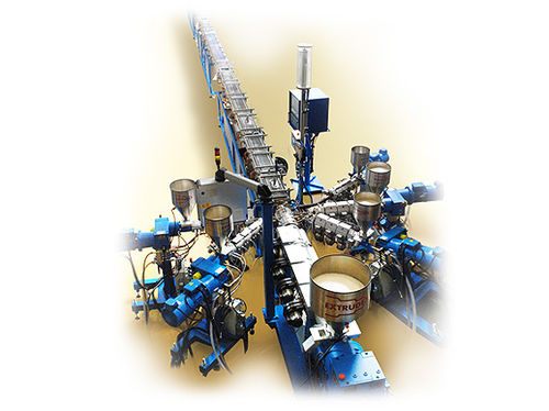 Línea de extrusión 5 stratos - Extrudex Kunststoffmaschinen GmbH - de tubos / para PE / para EVOH