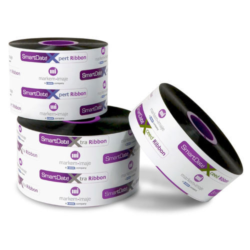 Cinta de transferencia térmica a base de resina - SmartDate X series - MARKEM-IMAJE - para impresoras de etiquetas / para papel / blanca