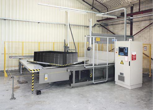 Máquina de corte de sierra de cinta - V 58 - Fecken-Kirfel GmbH & Co. KG, Maschinenfabrik - CNC / vertical / totalmente automatizada