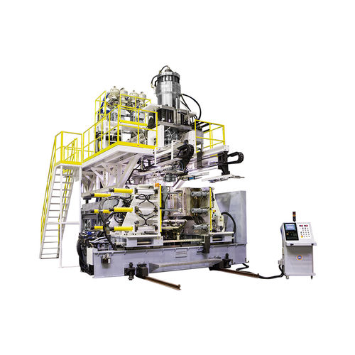 Extrusora sopladora - FK/ABI-100G/100GLK1412 - Fong Kee Iron Works Co., Ltd. - para barriles / totalmente automática / con cabezal de acumulación