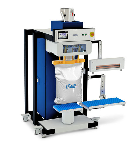 Ensacadora vertical - WBE 25 DDK OS SV - Huzap GmbH - ponderal / para sacos de boca abierta / para la industria agroalimentaria
