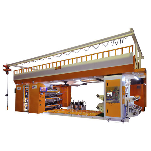 Prensa flexográfica en línea - HP-FG-SP-200 SERIES (6 COLORS) - HYPLAS Machinery Co., Ltd - de 8 colores / de etiquetas / para embalajes
