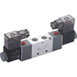 Distribuidor neumático de cajón - 4ES-20 series  - AUTOMAX - con control eléctrico / 5/2