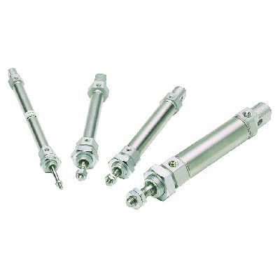 Cilindro neumático - CRDM-CVN series - AUTOMAX - de doble efecto / redondo / micro
