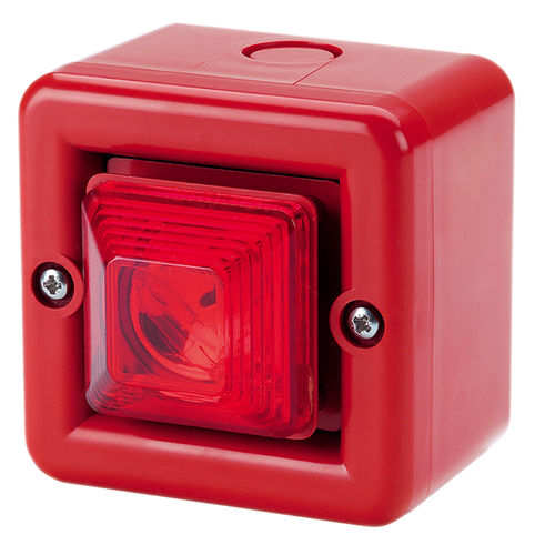 Difusor de alarma sonora con avisador luminoso de LED - MINITLLED - ae&t - IP66 / 104 dB
