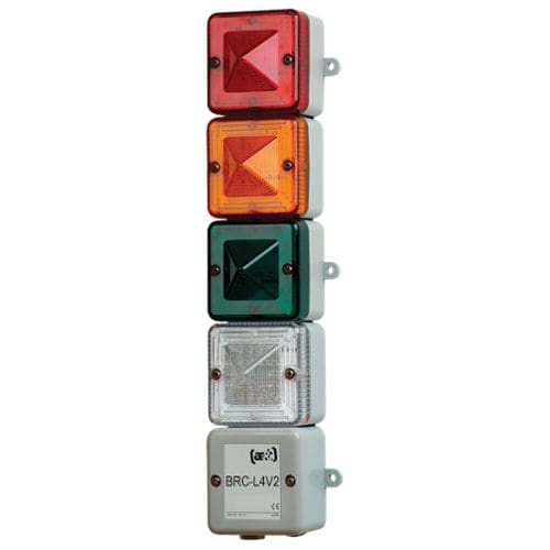 Columna de señalización LED - BRC-L4V2 - ae&t - de xenón / de flash intermitente / de 4 colores