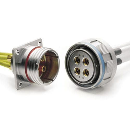 Conector quadrax - MIL-DTL-38999/20 - 26 series - Smiths Interconnect - de datos / audio/vídeo / Ethernet
