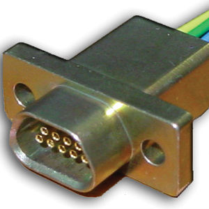 Conector micro-D - Smiths Interconnect - de alimentación eléctrica / D-sub / rectangular