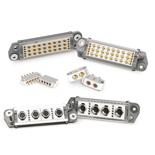 Conector de datos - LHS series - Smiths Interconnect - de alimentación eléctrica / coaxial / quadrax