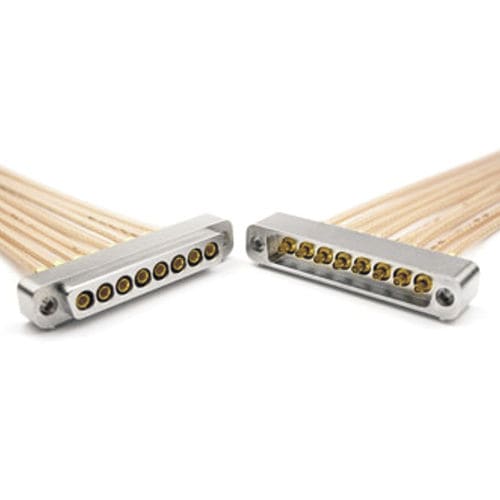 Conector de datos - MDCX Series - Smiths Interconnect - coaxial / micro-D / rectangular