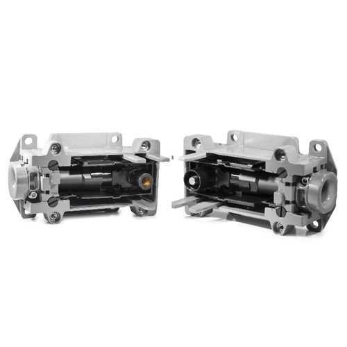 Conector de alimentación eléctrica - Smiths Interconnect - rectangular / 2 polos / 4 polos