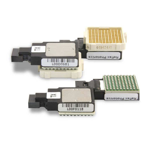 Transceptor con microcontrolador - LightABLE LA - Smiths Interconnect - para fibra óptica / 12 canales / multimodo